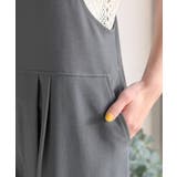 落ち感ワイドでつくる、大人の抜け感。バックリボンサロペットパンツ | Classical Elf | 詳細画像26