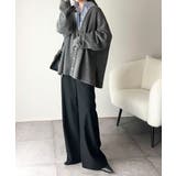 ふんわり包み込む暖かさで、冬の定番に。ゴールドボタン使いオーバーサイズVネックニ… | Classical Elf  | 詳細画像7 