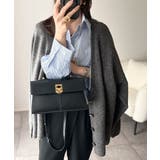 ふんわり包み込む暖かさで、冬の定番に。ゴールドボタン使いオーバーサイズVネックニ… | Classical Elf  | 詳細画像9 