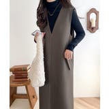 上品リラクシーstyle。ポケット付Vネックワンピース | Classical Elf  | 詳細画像40 