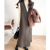 上品リラクシーstyle。ポケット付Vネックワンピース | Classical Elf  | 詳細画像41 