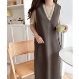 上品リラクシーstyle。ポケット付Vネックワンピース | Classical Elf  | 詳細画像51 