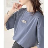 ブルー | コーデを上品に魅せる。接触冷感立体刺繍Tシャツ | Classical Elf