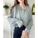 一枚で程よく華やか。前後2wayプリーツ加工ブラウス | Classical Elf | 詳細画像10