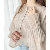 一枚で程よく華やか。前後2wayプリーツ加工ブラウス | Classical Elf | 詳細画像15