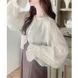 一枚で程よく華やか。前後2wayプリーツ加工ブラウス | Classical Elf | 詳細画像5