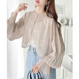 一枚で程よく華やか。前後2wayプリーツ加工ブラウス | Classical Elf | 詳細画像6