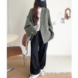 気軽に羽織れる大人のブレザー。サイドスリットオーバーサイズ ダブルジャケット | Classical Elf  | 詳細画像23 