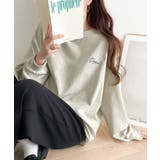 シンプルカジュアルを格上げ。綿100%ワンポイント胸刺繍シンプルロンTee | Classical Elf | 詳細画像20