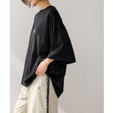 艶感素材で美しいシルエット。ダンボールビッグTシャツ | Classical Elf | 詳細画像21
