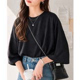 艶感素材で美しいシルエット。ダンボールビッグTシャツ | Classical Elf | 詳細画像25