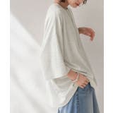 艶感素材で美しいシルエット。ダンボールビッグTシャツ | Classical Elf | 詳細画像31