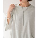 艶感素材で美しいシルエット。ダンボールビッグTシャツ | Classical Elf | 詳細画像32