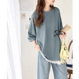 艶感素材で美しいシルエット。ダンボールビッグTシャツ | Classical Elf | 詳細画像45