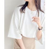 艶感素材で美シルエット。ダンボールビッグTシャツ | Classical Elf | 詳細画像1