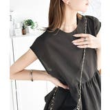 エアリータッチのふんわりトップス。前後2wayティアードチュニックブラウス | Classical Elf  | 詳細画像8 