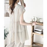 エアリータッチのふんわりトップス。前後2wayティアードチュニックブラウス | Classical Elf  | 詳細画像11 