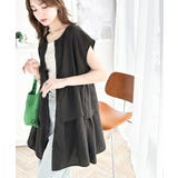 エアリータッチのふんわりトップス。前後2wayティアードチュニックブラウス | Classical Elf  | 詳細画像5 