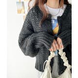 ガーリーな抜け感。前後2way度甘メッシュニットカーディガン | Classical Elf | 詳細画像28