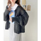ガーリーな抜け感。前後2way度甘メッシュニットカーディガン | Classical Elf | 詳細画像29