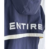 レトロムードで大人可愛い。バックロゴ刺繍配色ラインウィンドブレーカー | Classical Elf | 詳細画像12