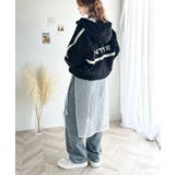 レトロムードで大人可愛い。バックロゴ刺繍配色ラインウィンドブレーカー | Classical Elf | 詳細画像2