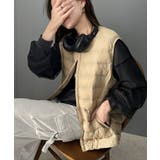 軽やかで女性らしく。胸刺繍スーパーライト中綿ダウンベスト | Classical Elf  | 詳細画像12 