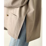 トレンドのオーバーサイズシルエット♪サッカー素材長袖ビッグジャケット(ダブル) | Classical Elf | 詳細画像15