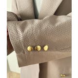 トレンドのオーバーサイズシルエット♪サッカー素材長袖ビッグジャケット(ダブル) | Classical Elf | 詳細画像16