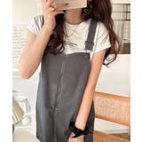 大人が着るカジュアル新定番!綿100%配色ステッチロング丈ジャンパースカート | Classical Elf | 詳細画像34