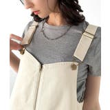 大人が着るカジュアル新定番!綿100%配色ステッチロング丈ジャンパースカート | Classical Elf | 詳細画像41