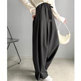 チャコール | 動きやすさとおしゃれを両立。ストレッチ素材サイド切替イージーパンツ | Classical Elf 