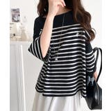 ラフにキマる大人スタイル。オーガニックコットン100%オーバーサイズパネルボーダ… | Classical Elf | 詳細画像39