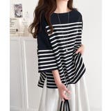 ラフにキマる大人スタイル。オーガニックコットン100%オーバーサイズパネルボーダ… | Classical Elf | 詳細画像40