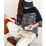 ラフにキマる大人スタイル。オーガニックコットン100%オーバーサイズパネルボーダ… | Classical Elf | 詳細画像42