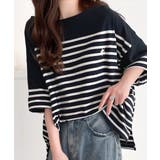 ラフにキマる大人スタイル。オーガニックコットン100%オーバーサイズパネルボーダ… | Classical Elf | 詳細画像44