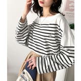 快適な着心地と洗練されたデザインが魅力。オーガニックコットンパネル ボーダーTシ… | Classical Elf  | 詳細画像6 