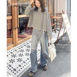 快適な着心地と洗練されたデザインが魅力。オーガニックコットンパネル ボーダーTシ… | Classical Elf  | 詳細画像11 