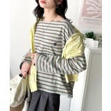 快適な着心地と洗練されたデザインが魅力。オーガニックコットンパネル ボーダーTシ… | Classical Elf  | 詳細画像22 