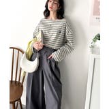 快適な着心地と洗練されたデザインが魅力。オーガニックコットンパネル ボーダーTシ… | Classical Elf  | 詳細画像25 