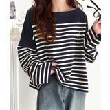 快適な着心地と洗練されたデザインが魅力。オーガニックコットンパネル ボーダーTシ… | Classical Elf  | 詳細画像31 