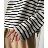 快適な着心地と洗練されたデザインが魅力。オーガニックコットンパネル ボーダーTシ… | Classical Elf  | 詳細画像35 