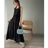 ふんわり透け感で大人フェミニン。前後2WAY3段シアーティアードニットワンピース… | Classical Elf  | 詳細画像11