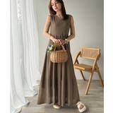 ふんわり透け感で大人フェミニン。前後2WAY3段シアーティアードニットワンピース… | Classical Elf  | 詳細画像17