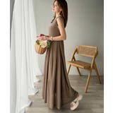 ふんわり透け感で大人フェミニン。前後2WAY3段シアーティアードニットワンピース… | Classical Elf  | 詳細画像21