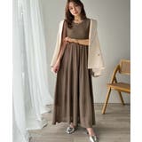 ふんわり透け感で大人フェミニン。前後2WAY3段シアーティアードニットワンピース… | Classical Elf  | 詳細画像24