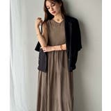 ふんわり透け感で大人フェミニン。前後2WAY3段シアーティアードニットワンピース… | Classical Elf  | 詳細画像27