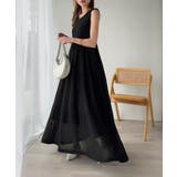 ふんわり透け感で大人フェミニン。前後2WAY3段シアーティアードニットワンピース… | Classical Elf  | 詳細画像2