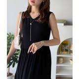 ふんわり透け感で大人フェミニン。前後2WAY3段シアーティアードニットワンピース… | Classical Elf  | 詳細画像5