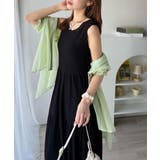 ふんわり透け感で大人フェミニン。前後2WAY3段シアーティアードニットワンピース… | Classical Elf  | 詳細画像7